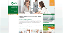 Desktop Screenshot of kfh.de