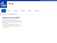 Tablet Screenshot of kfh.se
